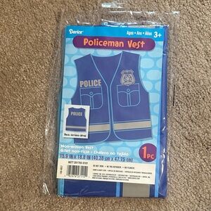 Darice Blue and White Policeman Vest